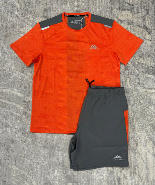 Trailberg Seamless Twin Set Orange/Grey
