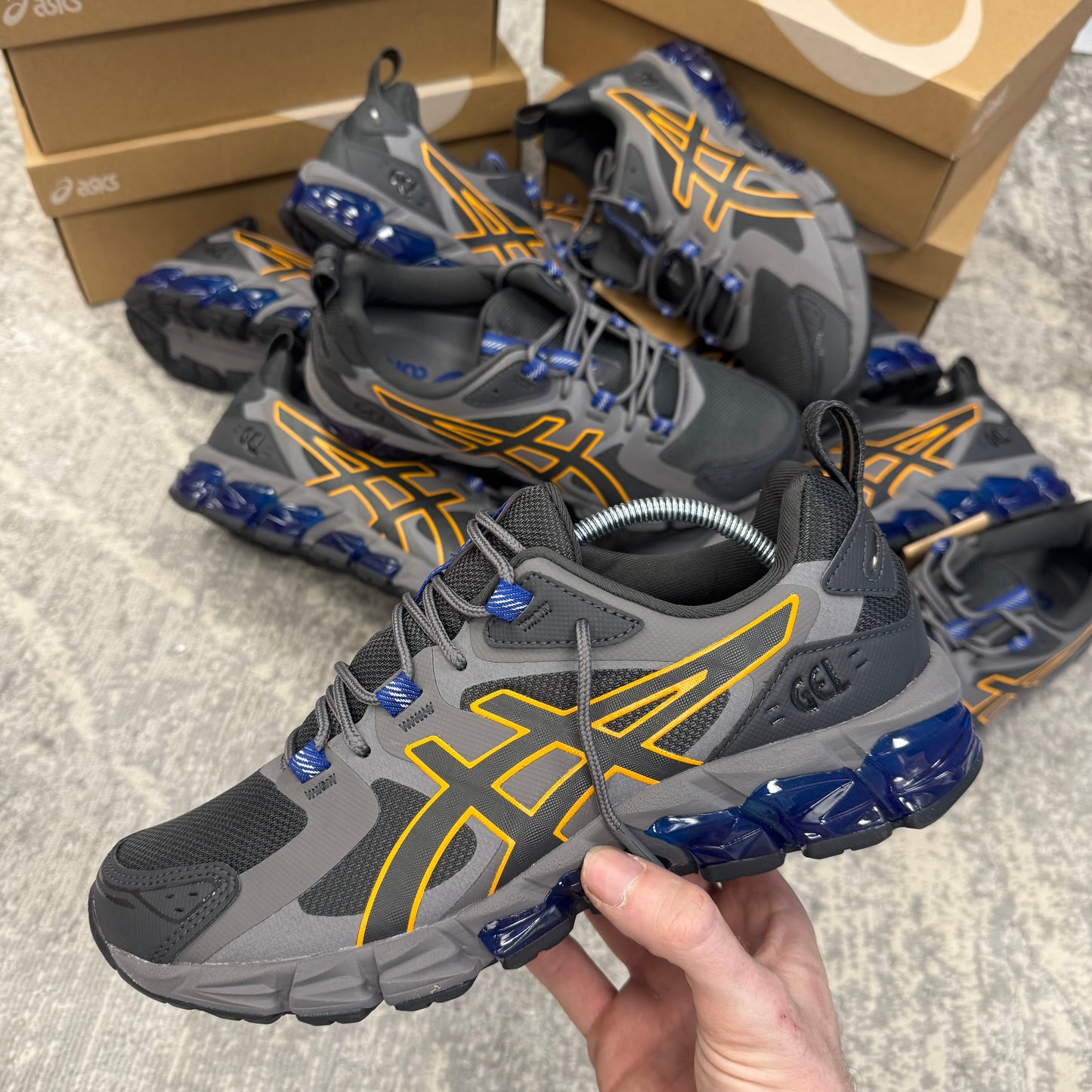 ASICS Gel Quantum Grey/Yellow