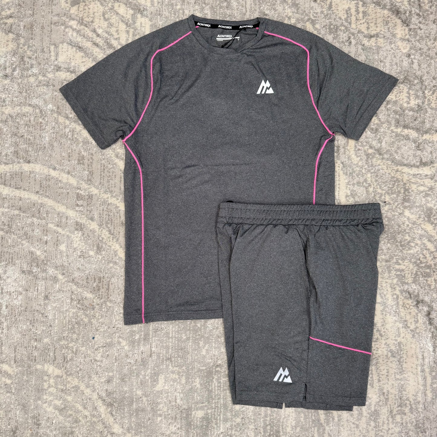 Montirex Gym Twinset Grey/Pink