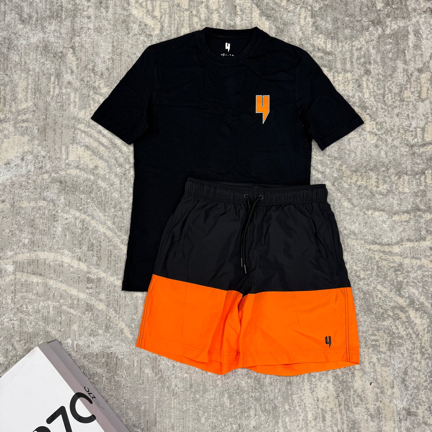 Yelir World Swim Twin Set Black/Orange