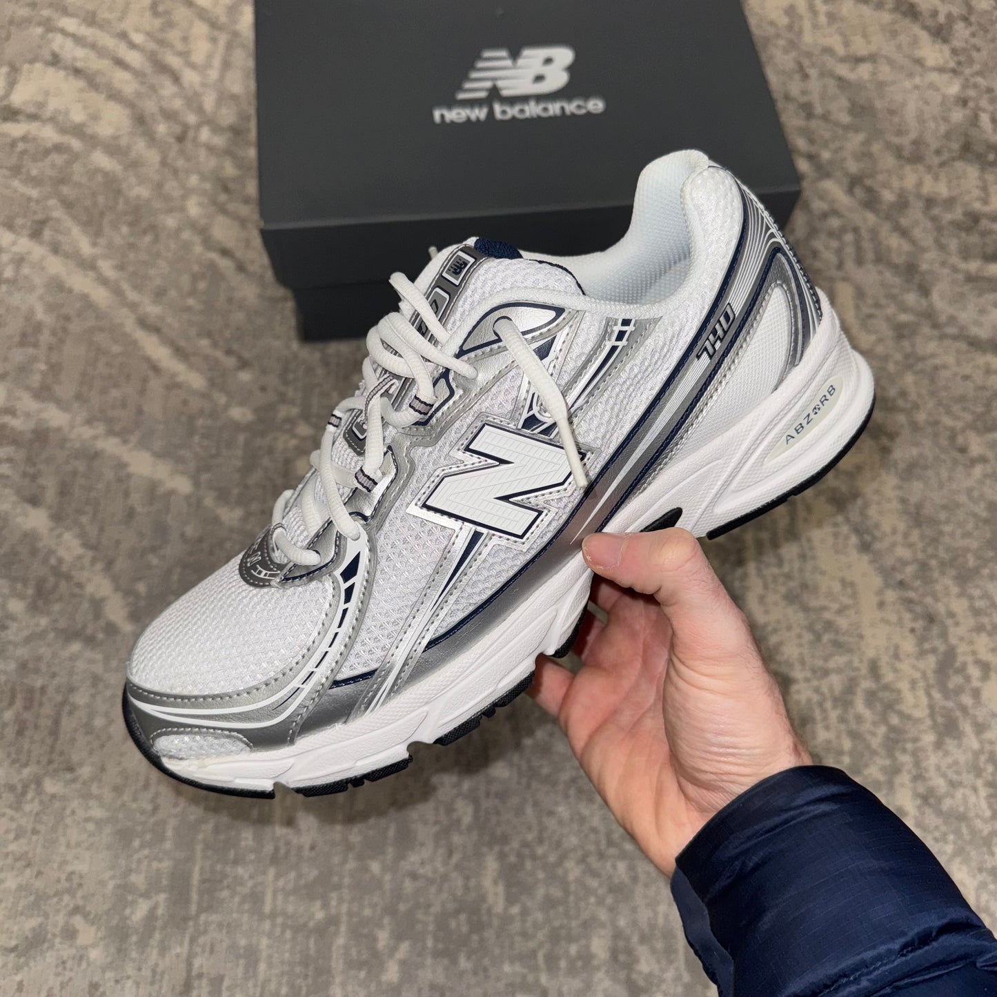 New Balance 740 White/Navy