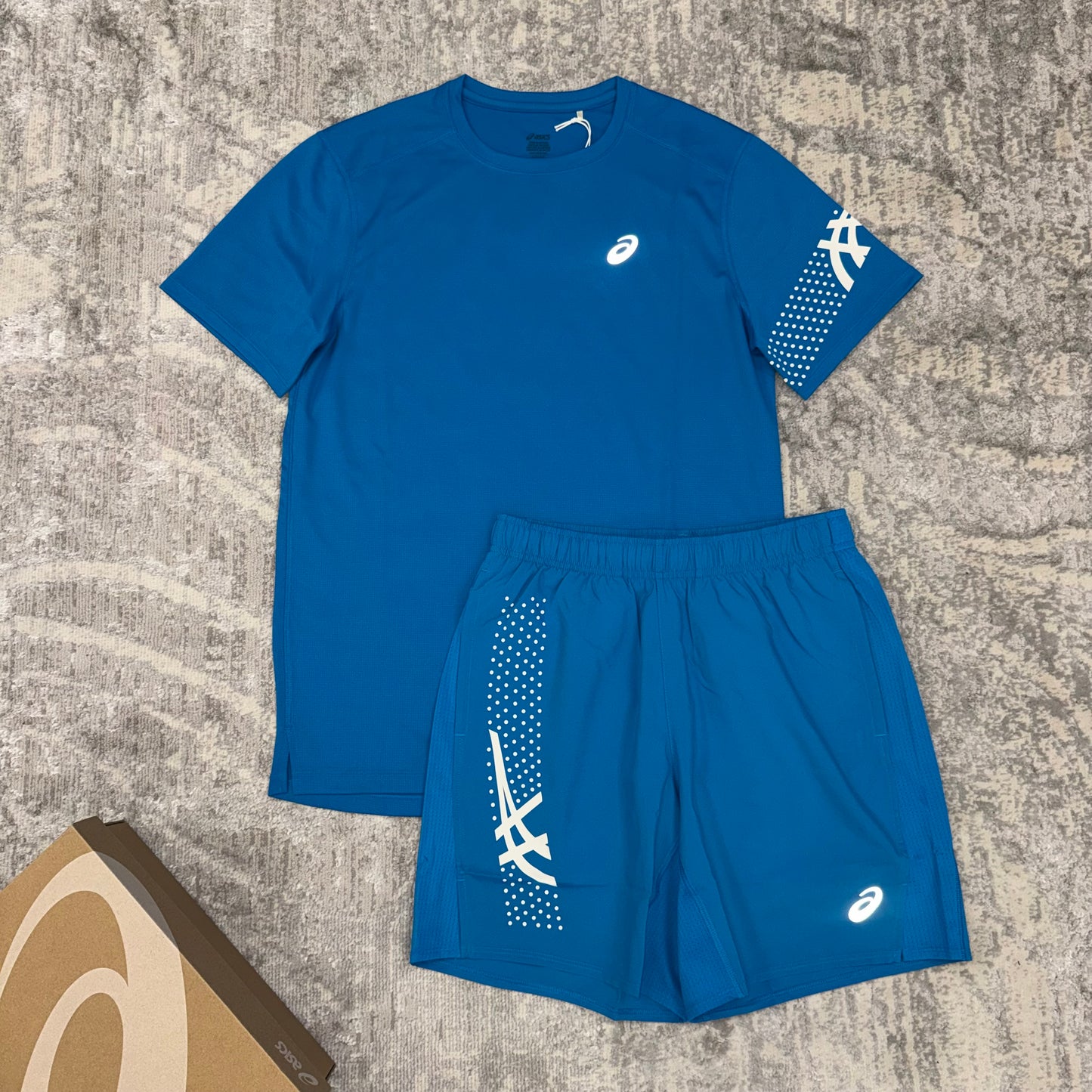 ASICS Icon 2-Piece Set Blue/Cream