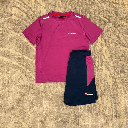 Infant Berghaus Twin Set Purple/Navy