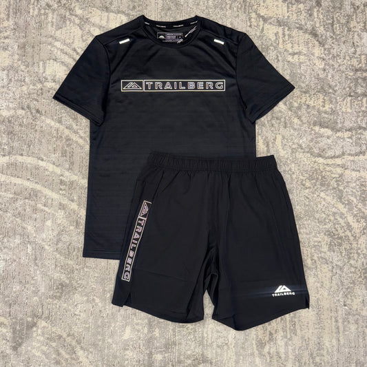 Trailberg Strip Logo Twin Set Black Out