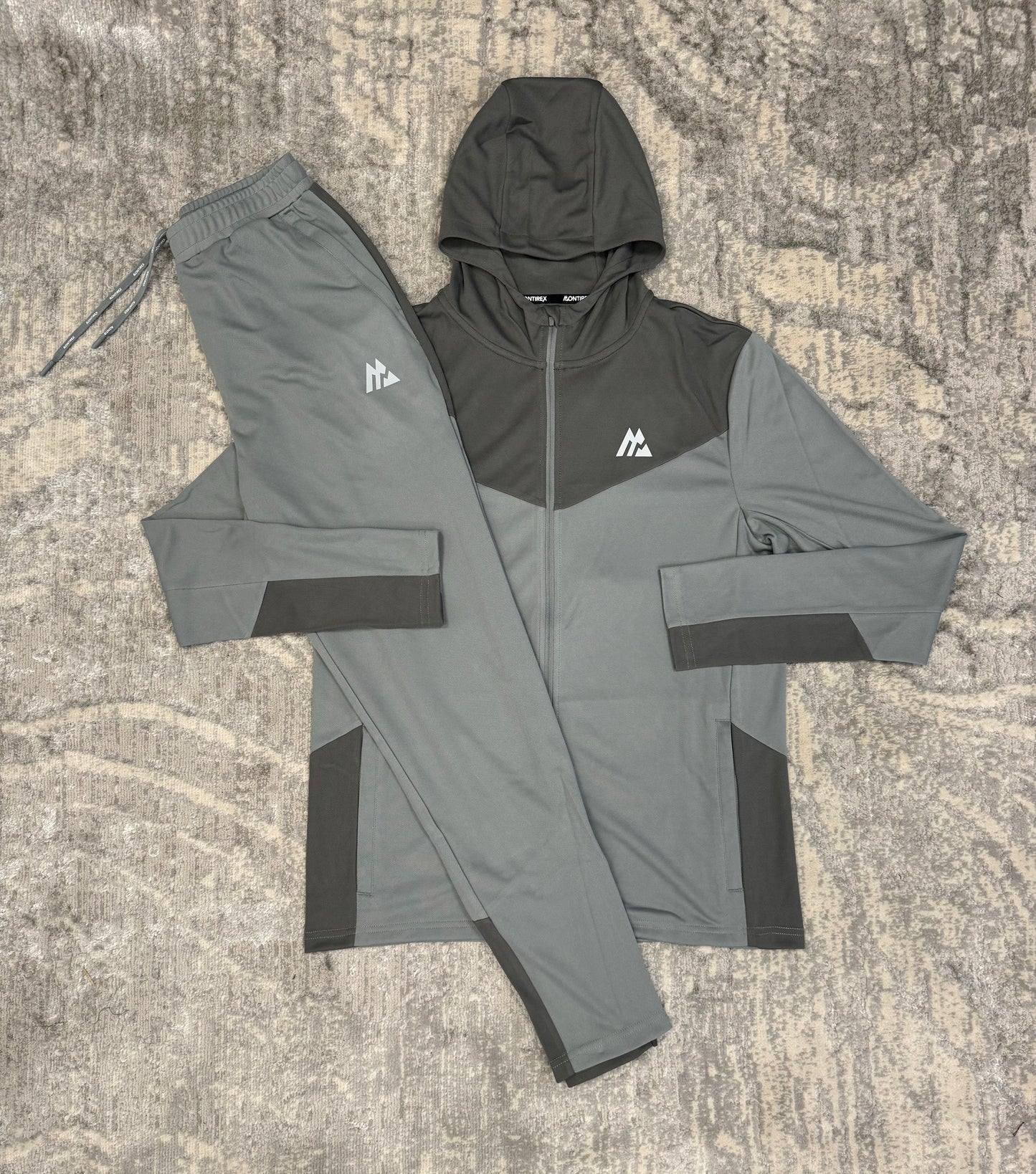 Montirex Gym Tracksuit Two Tone Grey