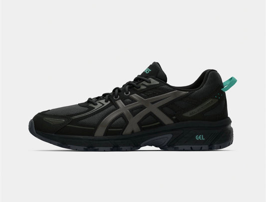ASICS gel run black/Tourquoize