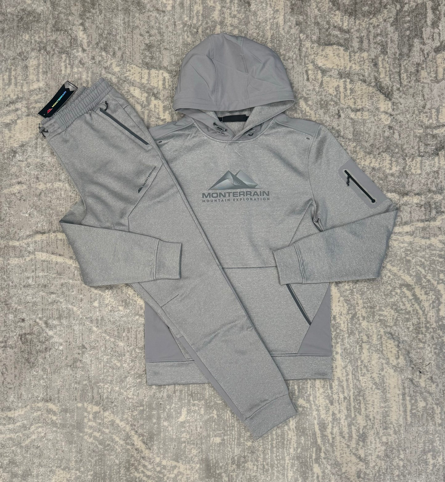 Monterrain Poly Fleece Tracksuit Grey