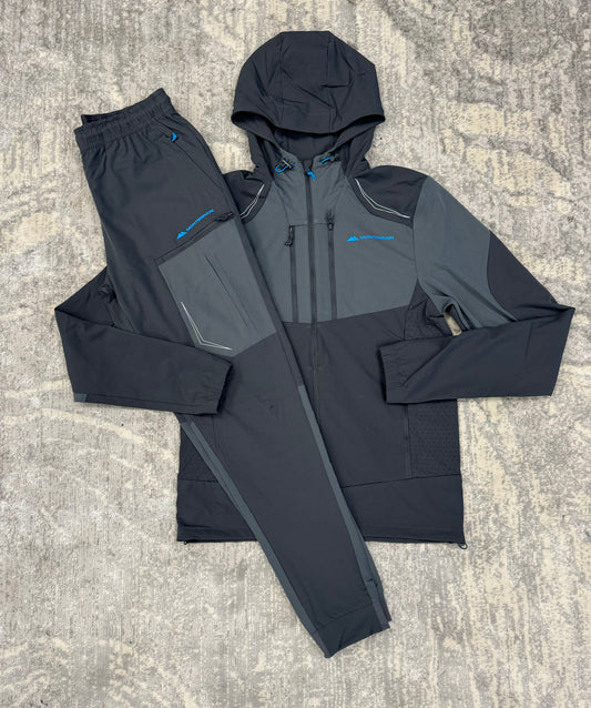 Monterrain Orbit Tracksuit Grey/Blue