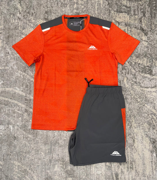 Trailberg Seamless Twin Set Orange/Grey