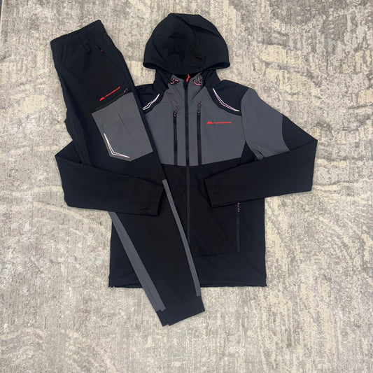 Monterrain Orbit Tracksuit black/red