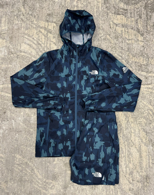 North Face Mountain Glitch Windrunner Set