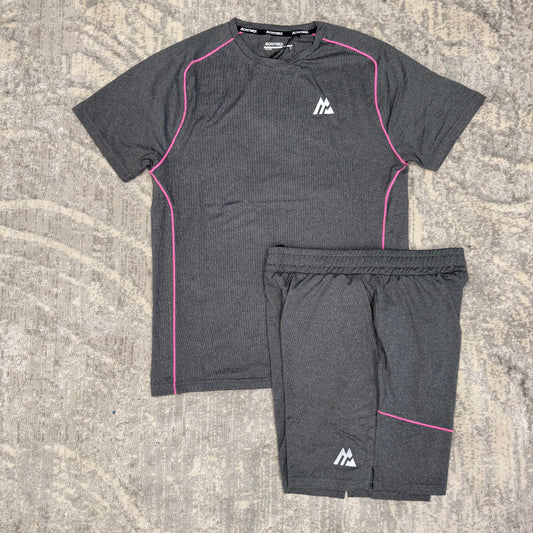 Montirex Gym Twinset Grey/Pink