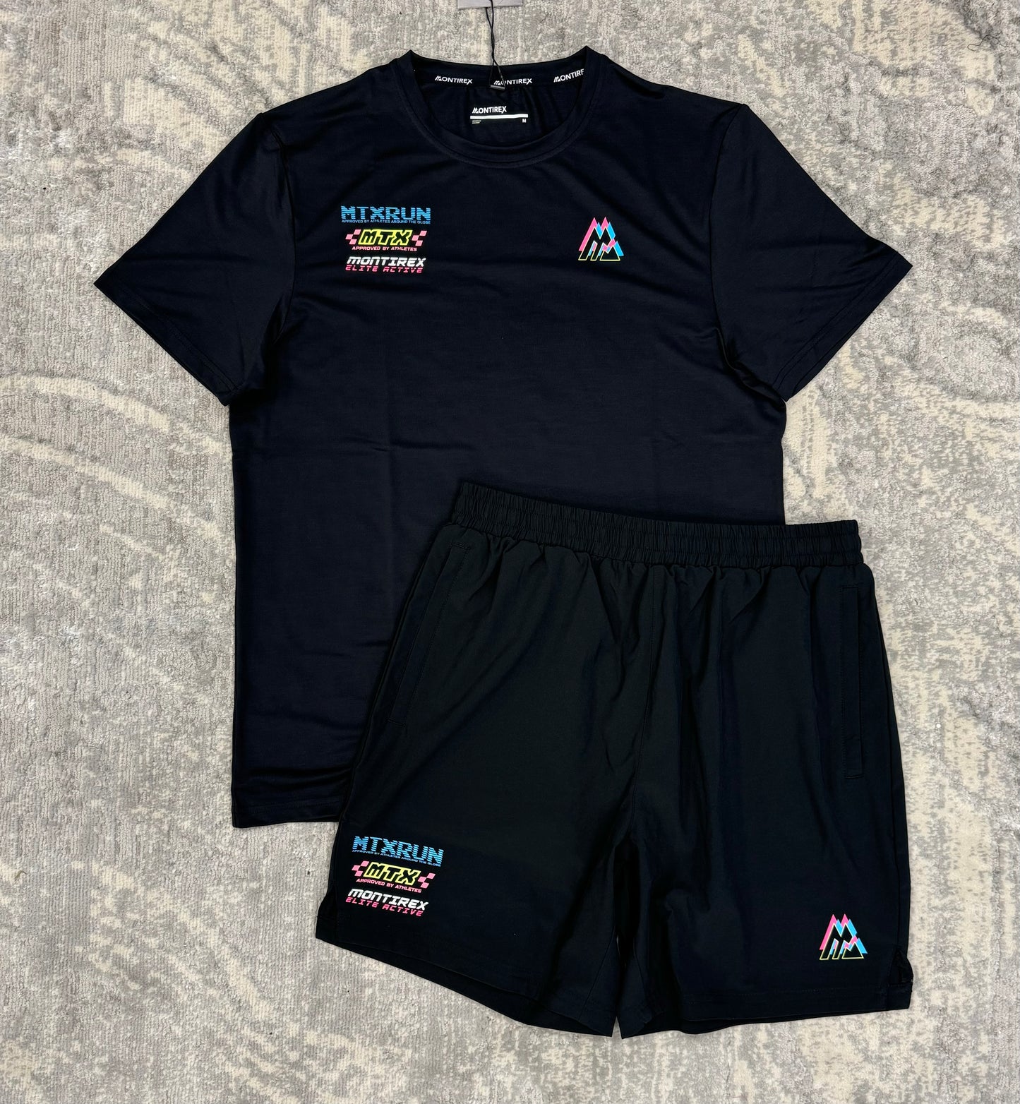 Montirex Run Vital T-shirt set Black