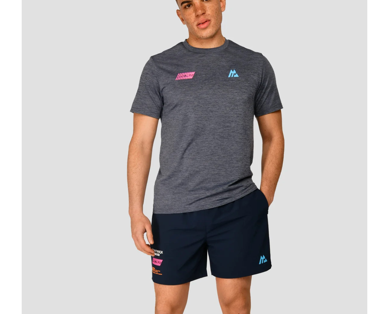 Montirex Run Vital T-shirt set Navy