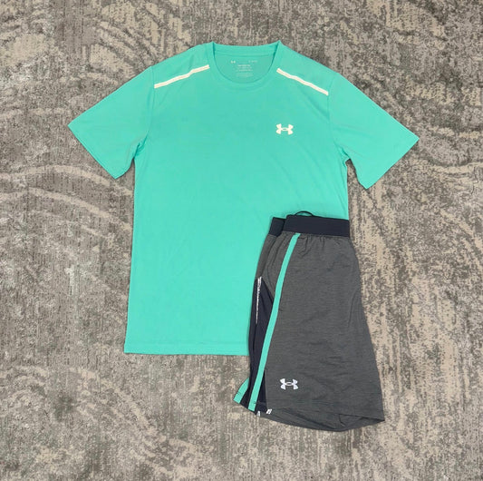 Under Armour Tech Twin Set Green/Grey