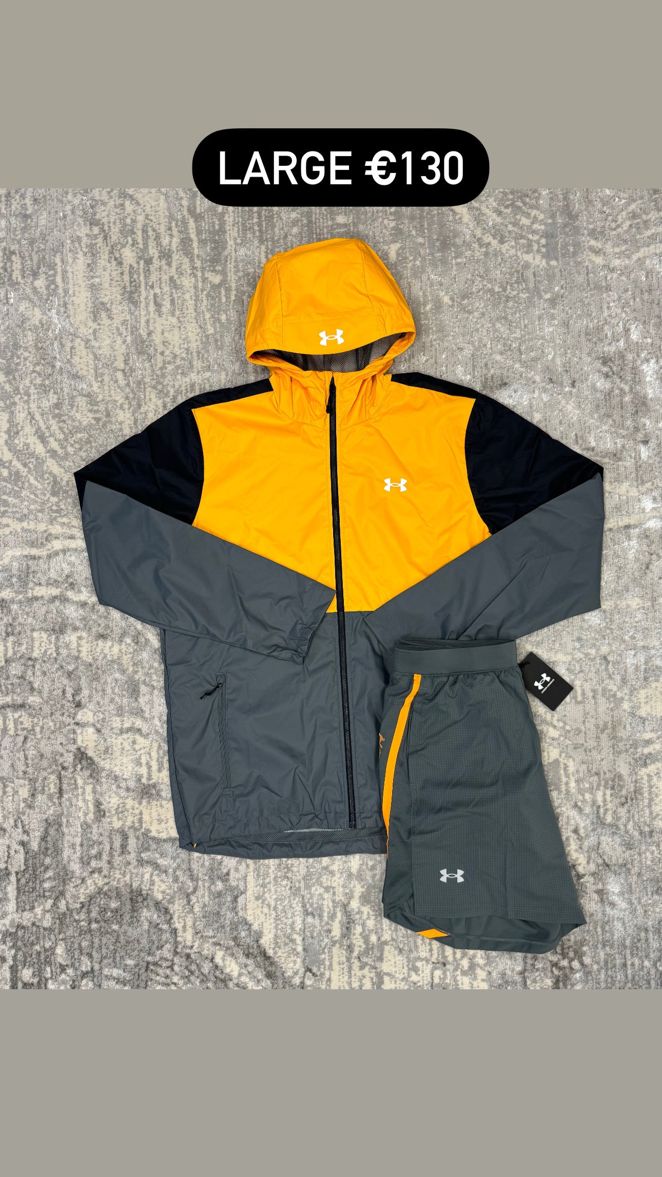 Under Armour Windrunner Set Orange/Grey