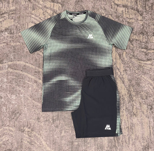 Montirex Peak Print Twin Set Slate Grey/Sea Foam