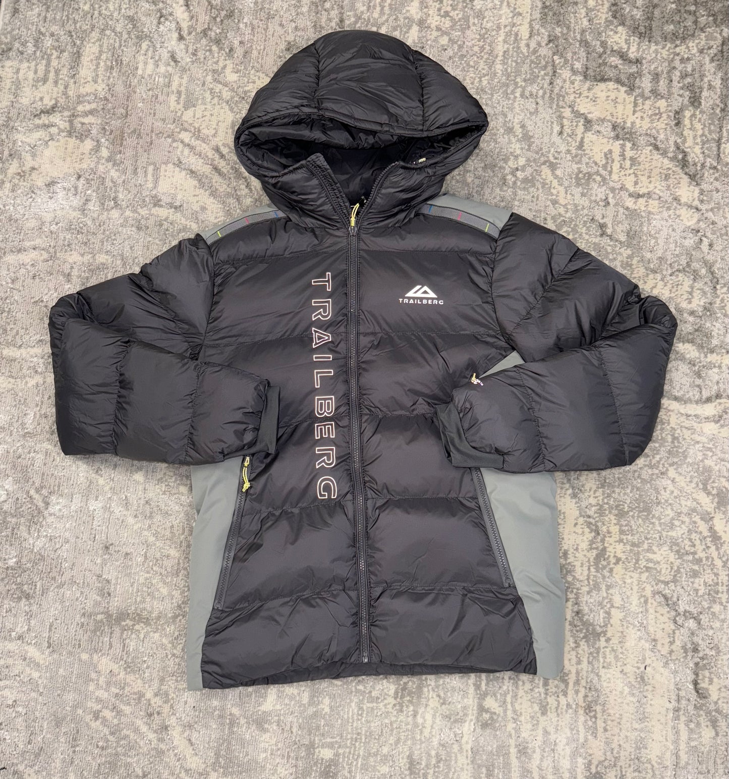 Trailberg Puffer Jacket Two Tone Grey