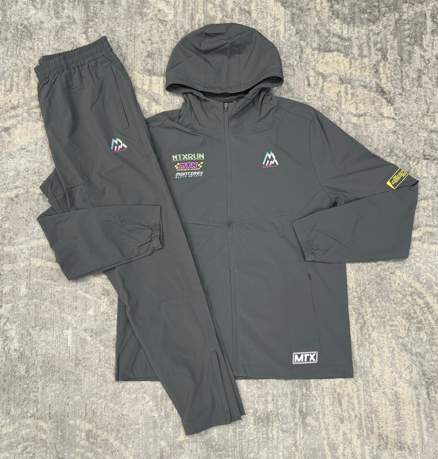 Montirex Speed Run Tracksuit Grey