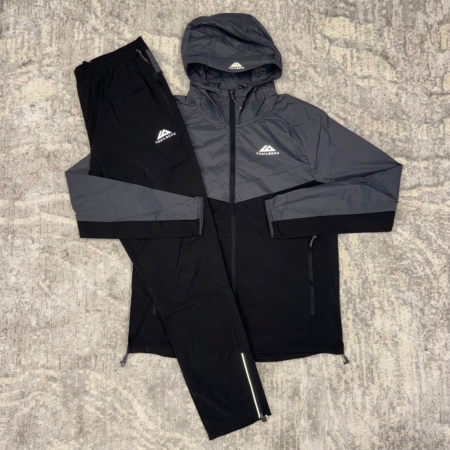 Trailberg Rapid Tracksuit Black/Grey