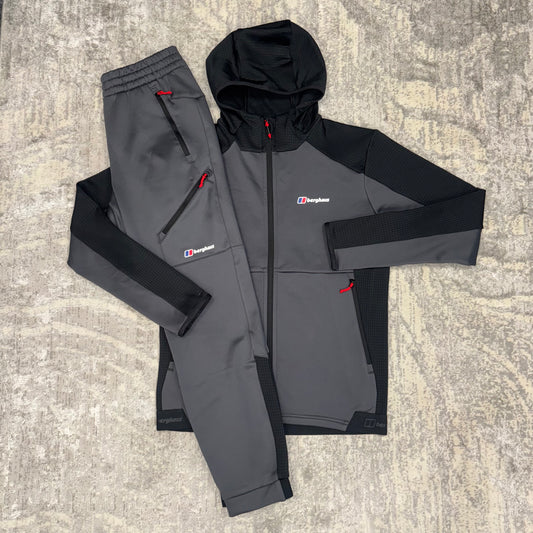 Berghaus Sidley Tracksuit Grey/Black/Red