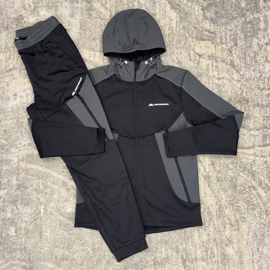 Monterrain Explore Tracksuit Black Grey