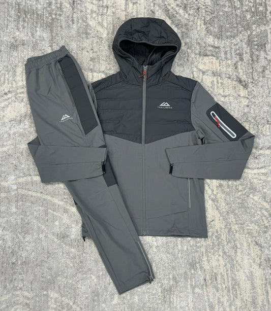 Trailberg Hybrid Tracksuit Stone Grey