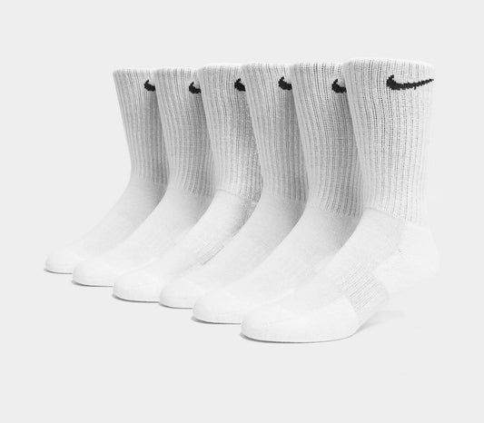 Nike Essential Everyday White Socks 3pack