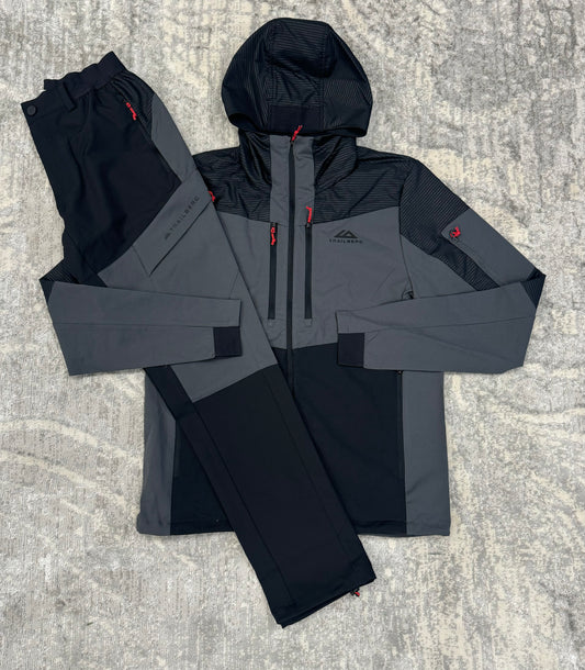 Trailberg Elbrus Tracksuit Black/Grey/Red