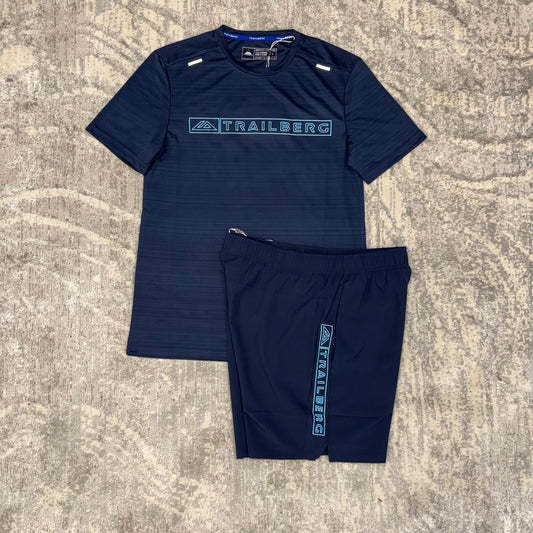 Trailberg Strip Logo Twin Set Navy